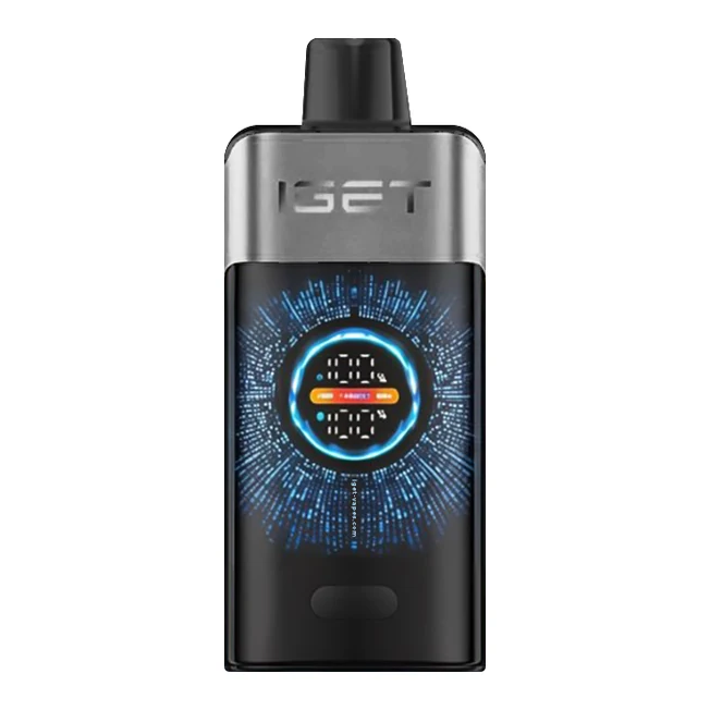 IGET One 12000 Blackberry Ice disposable vape in Blackberry Ice, product photo on white
