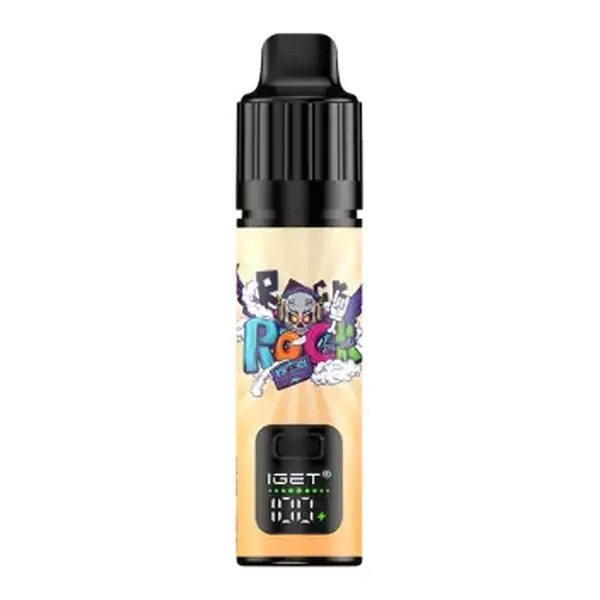 IGET Bar Plus S3 6000 Kit Blackberry Pineapple Orange disposable vape shown front on against a plain white background, Blackberry Pineapple Orange flavour