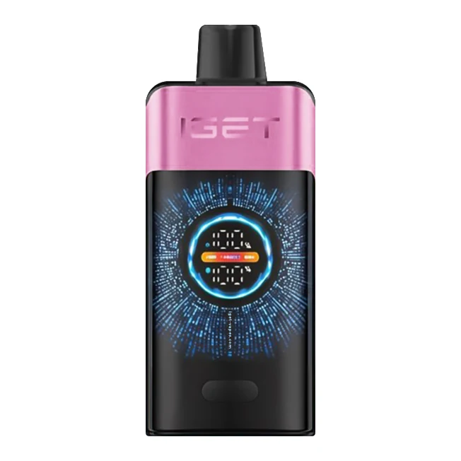 IGET One 12000 Cherry Monster disposable vape photographed front on against a white background