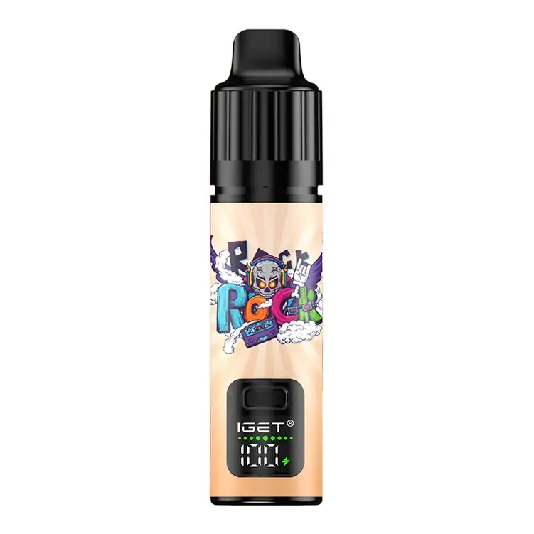 Front view of the IGET Bar Plus S3 6000 Kit Cola Ice disposable vape in Cola Ice
