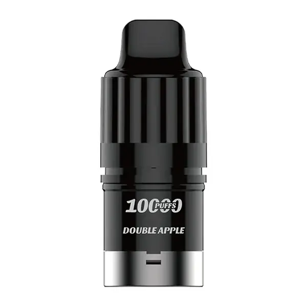 Front view of the IGET Bar Plus S3 Pods 10000 Double Apple disposable vape in Double Apple