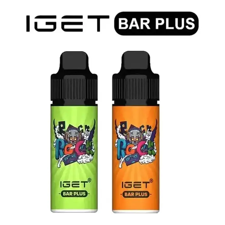 IGET Bar Plus S3 Vape Kit Bundle 2 Pack bulk carton in Iget Bar Plus Vape Kit Bundle (2pcs), product photo on white