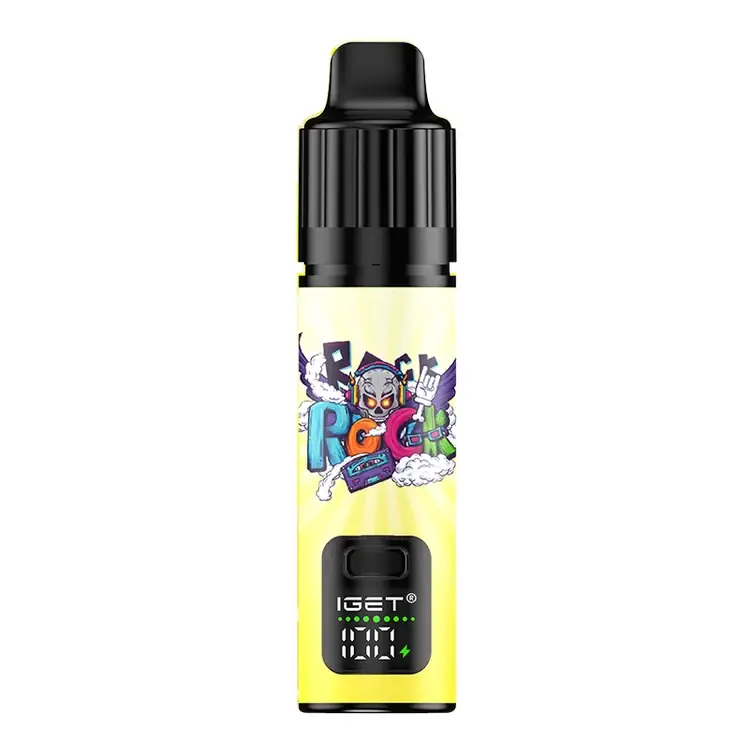 IGET Bar Plus S3 6000 Kit Lemonade Monster disposable vape shown front on against a plain white background, Lemonade Monster flavour