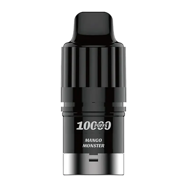 IGET Bar Plus S3 Pods 10000 Mango Monster replacement pod shown front on against a plain white background