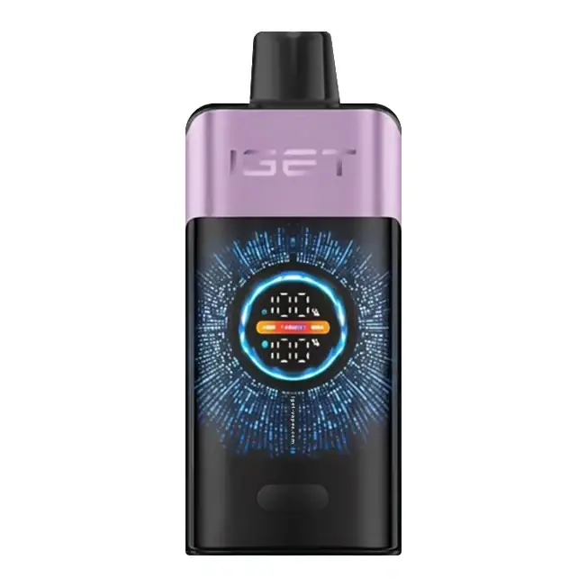 Mixed Berries Ice IGET One 12000 Puffs Bulk Pack disposable vape in Mixed Berries Ice, product photo on white