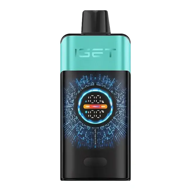 IGET One 12000 Mountain Spring Mint Ice disposable vape shown upright on a plain white background