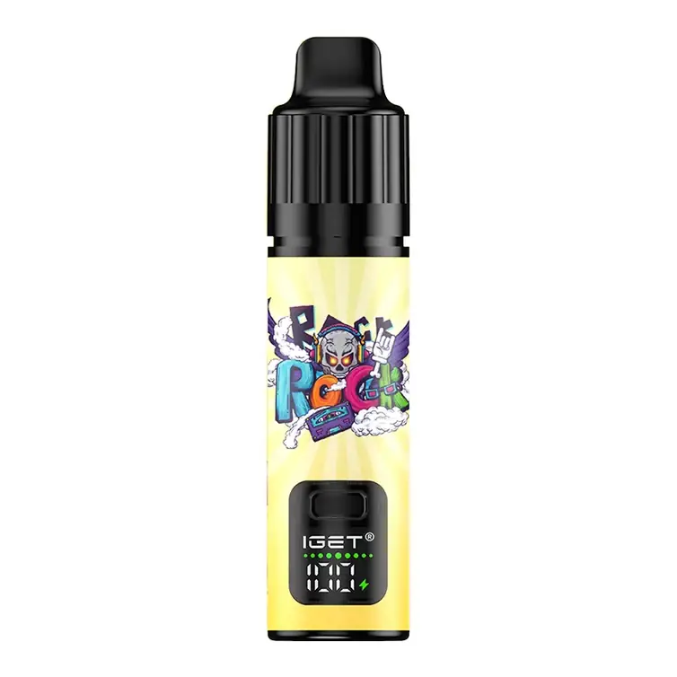 IGET Bar Plus S3 6000 Kit Passion Fruit Kiwi Guava disposable vape photographed front on against a white background