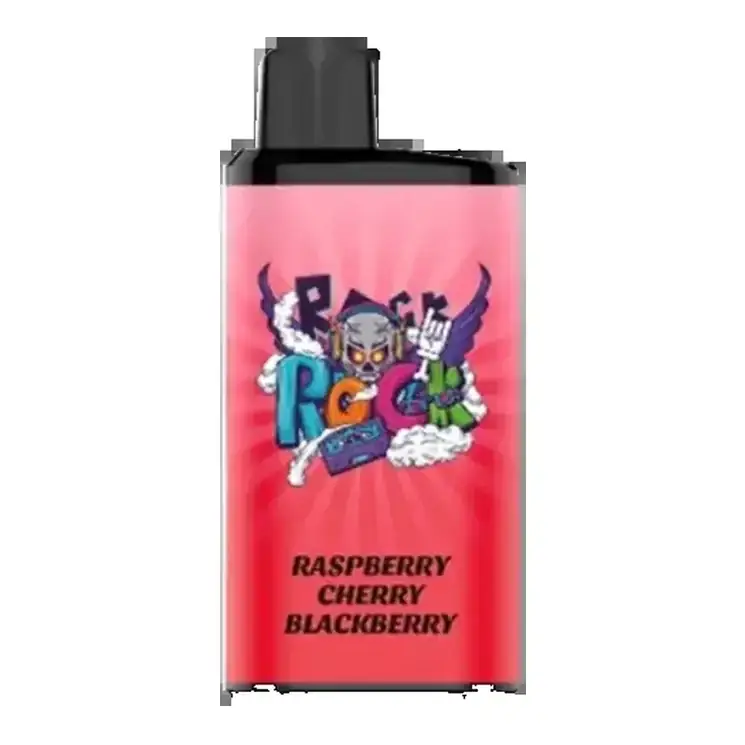 Front view of the IGET Bar Pro 10000 Raspberry Cherry Blackberry disposable vape in Raspberry Cherry Blackberry