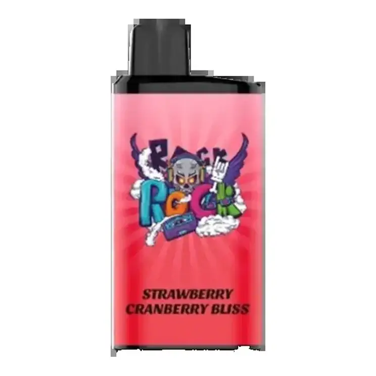 IGET Bar Pro 10000 Strawberry Cranberry Bliss disposable vape photographed front on against a white background