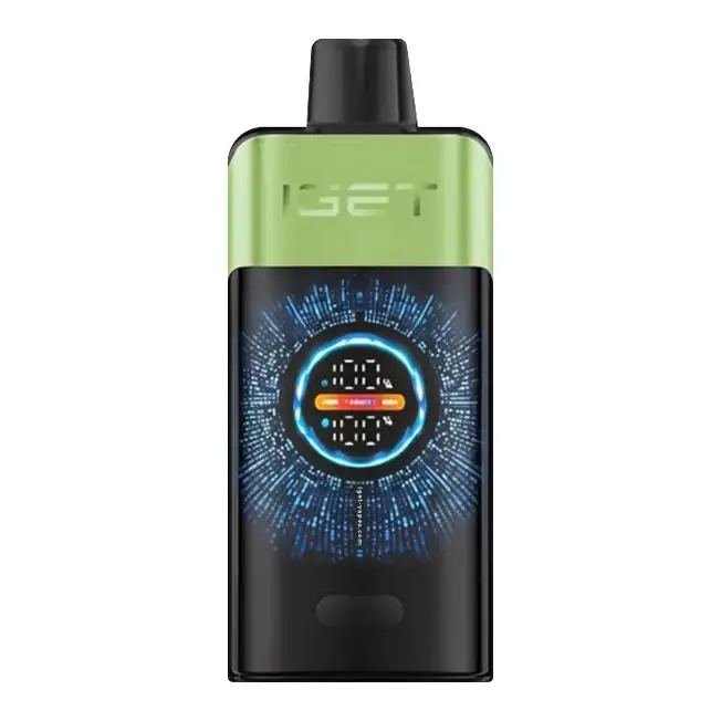 IGET One 12000 Strawberry Kiwi Ice disposable vape shown upright on a plain white background