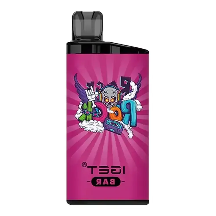 IGET Bar 3500 Strawberry Lychee Ice disposable vape shown upright on a plain white background